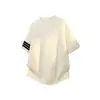Camisa Polo Masculina Explorer Nova Simples Versátil Gola Redonda Manga Curta Camiseta de Tricô Masculina Manga Meia-Manga Masculina