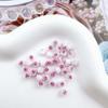 Joyería para uñas con diseño de rosa color ciruela, resina vintage floreciente, flor de camelia tridimensional, accesorios de diamantes para uñas