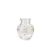 Jarrón decorativo de cristal de margarita pequeña creativa, nuevo adorno de jarrón para el hogar estilo chino, jarrón de cristal decorativo suave hidropónico exquisito