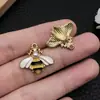 Liga de Pingar Óleo Abelha Inseto Margarida Favo de Mel Pingente Acessórios Chaveiro DIY Bolsa Decorativo Pequeno Pingente