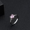 Deseo comercio exterior amor anillo de circón femenino joyería europea y americana moda simple anillo de alto sentido joyería transfronteriza al por mayor