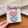 Serie Dulzura pequeño amor niña pequeña pinza para el pelo coreana linda simple versátil accesorios para el pelo de niña pinza para el pelo