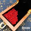 Acessórios de Contas Redondas de Cinábrio DIY Contas Separadas Material Solto Pulseira Pulseira de Cinábrio Semi-Acabada Contas Soltas de Areia Vermelha Venda Direta da Fábrica