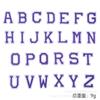 Novos adesivos de tecido com letras monocromáticas de tamanho pequeno acessórios para roupas etiqueta bordada em computador inglês adesivos bordados decorativos para bagagem atacado