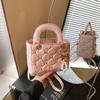 Nova Bolsa Diana Primavera 2026 Bolsa de Mão Casual Feminina Textura Única Moda Versátil Bolsa de Ombro Transversal
