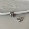 Pendientes de Metal Nudo de Diseñador Únicos para Mujer, Estilo Ins, Modernos, de Moda, Versátiles para el Trabajo