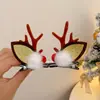 Presilhas de Cabelo de Natal para Crianças, Presilhas Fofas de Galho de Veado, Presilhas de Cabelo de Rena para Menininhas, Acessórios de Cabelo para Franja Lateral de Meninas