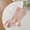 Calcetines Delgados Apilados de Boca de Burbuja para Primavera y Verano para Mujer de Algodón Peinado Sencillos Estilo Coreano Miu Modernos Calcetines Versátiles