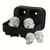 Molde de Hielo de Calavera de Silicona Molde para Cubitos de Hielo para Whisky Hielera Bar Hogar Bandeja de Hielo Congelado DIY Hielo Frutal Hielera