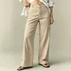 Calça de Veludo Fina de Cintura Alta Slimming Elástica de Cintura Versão Estreita Perna Larga Cruzada Europeia e Americana Feminina Nova Primavera e Outono 2026