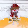 Decoraciones Pequeñas Colgantes de Árbol de Navidad Nuevas Transfronterizas Colgante de Navidad para Personas Mayores Muñeco de Nieve Reno Decoración de Ventana Adornos Colgantes
