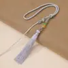 Borla pequeña de dinero cuerda para manillar borla colgante de coche borla china de nudo borla china pin marcapáginas pin colgante pequeño cuerda para llavero cuerda