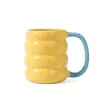 Taza de Cerámica Creativa Estilo Joven Ins Taza de Café Taza de Pareja Taza Creativa para Desayuno Mismo Estilo que la Celebridad de Internet