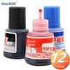 Tinta para marcador Baoke NO190 36ml/frasco caneta de ponta grossa preta refil de marcador à base de óleo material de escritório