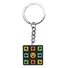 Llavero Colgante de Consola de Juegos Llavero con Mango de Goma Blanda de PVC Llavero DIY Decoración de Mochila Regalo de Amazon