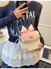 Bolso Pequeño Lindo Mini Lápiz Labial Transfronterizo Bolso de Mujer 2025 Nuevo Lazo Versátil Bandolera Bolso de Hombro de Cadena