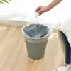 Cubo de basura simple para uso doméstico sin tapa, grande para cocina, baño, sala de estar, papelera de almacenamiento rayada