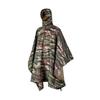 Poncho Impermeable Camuflaje Personalizado Tres en Uno Montañismo Multifuncional Exterior Poncho Impermeable Lona Toldo Esterilla de Suelo para Prevenir Lluvia Fuerte