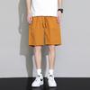 Explosivo Light Board Japonês Esportes Solid Color Shorts Masculino Verão Retro Loose Candy Multi-color Straight Five-point Beach