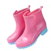 Botas de chuva femininas da moda novo cano curto antiderrapante botas de água botas de chuva doce sola grossa sapatos de borracha Botas Martin capa de chuva baixa
