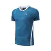 Novos Uniformes de Badminton para Homens e Mulheres, Manga Curta, Secagem Rápida, Respiráveis, Uniformes de Tênis para Crianças e Estudantes, Uniformes de Treinamento para Competição de Badminton 761