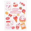 Adesivos Decorativos Impermeáveis Fofos para Estudantes, Adequados para Diário e Artesanato, Brindes Promocionais e Recompensas