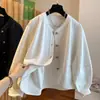 Chaqueta de Mezclilla Negra para Mujer, Nuevo Estilo Primavera 2025, Chaqueta Superior Holgada Casual sin Cuello Delgada