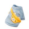 Moletom com capuz de duas pernas quente com forro de lã para outono e inverno, cachorro Bomei Teddy, cachorro pequeno Carmly Wind Cat Pet Satchel, roupas