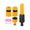 Venta al por mayor de nuevos juegos de conexión rápida para pistolas de agua de plástico de 1/2 pulgada para jardinería, riego de flores, reparación de riego, conectores rápidos y accesorios de conector