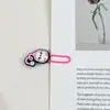 Marcadores de clip de papel de PVC, separadores de página médicos, artículos decorativos, clips de papel coloridos para manualidades, papelería para estudiantes, venta al por mayor para ventas transfronterizas