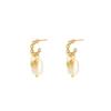 Acero de titanio Pendientes de mariposa dorada para mujer estilo europeo y americano multicolor ins marca grande mismo estilo no se decoloran elegantes damas aristocráticas