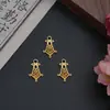 Colgante de Imitación de Filigrana de Aleación Accesorio para el Cabello Hanfu Accesorios para Joyería DIY Borla de Estilo Antiguo Colgante Pequeño Accesorios de Aleación