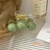 Perlas de Acrílico Perlas de Perlas Tamaño Grande Pequeño Pinza de Agarre Otoño e Invierno Cabeza Baja de Bola Cabeza Trasera Celebridad de Internet Pinza de Tiburón Pasador Accesorios para el Cabello