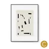 Pintura Decorativa Minimalista Moderna para Sala de Estar Figura de Matisse Linha Pintura Pendurada para Restaurante Sala de Jantar Arte Preto e Branco Mural para Quarto