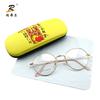 Estojo para óculos infantil pintado, caixa para olhos, novo estojo para óculos, estojo para óculos de miopia com jato de tinta impresso, logotipo personalizado