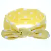 Diademas de Puntos para Niños Europeos y Americanos al por Mayor Lindas Diademas de Tela con Orejas de Conejo Diademas de Puntos para Niñas 8 Colores