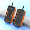 Suministro transfronterizo de batería externa solar inalámbrica de 30000 mAh, luces de camping para exteriores, carga rápida de 22.5 W, fuente de alimentación móvil