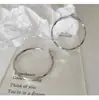 Nuevos Pendientes de Aro 2025 para Mujer, Lujo Ligero, Elegantes, Pendientes de Aro Lisos, Pendientes Exagerados con Cierre S