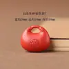 Bolsa de arena roja de alta calidad, accesorios para joyería, cinabrio natural, bolsa de dinero, material DIY hecho a mano, accesorios, adornos colgantes para bebé