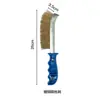 Cepillo de Alambre con Cuchillo Cepillo de Cuchillo de Alambre Chapado en Cobre Mango de Plástico Limpieza Pulido Industrial Cepillo Abrasivo Cepillo de Alambre de Cobre Manual para Eliminar Óxido