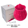 Huevo Vibrador Popular con Forma de Rosa Transfronterizo para Mujeres, Juguete Estimulante, Masturbador Vibrador de Lamer y Chupar con la Lengua, Juguete Sexual para Adultos