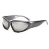 Novos Óculos de Sol Esportivos Punk Masculinos, Proteção para os Olhos e Óculos de Sol Ciclísticos Transfronteiriços para Mulheres, Óculos de Moda Coloridos Europeus e Americanos