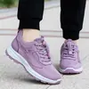 Zapatos para Mujeres Mayores, Antideslizantes para Primavera y Otoño, Zapatos sin Cordones para Madres de Mediana Edad y Mayores, Zapatos Cómodos para Caminar, Zapatos Deportivos Ligeros con Suela Suave para Papá