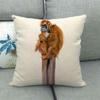 Fronha de animal fofo de moda, animal de estimação fofo, gato, cachorro, como padrão de esquilo, fábrica direta, figura de travesseiro, figura a figura