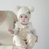 Toucas de Bebê para Outono e Inverno, Toucas de Lã Grossas, Capuzes Quentes com Proteção para as Orelhas para Meninos e Meninas, Bebês e Crianças Pequenas, à Prova de Vento, Fofas e Super Fofas