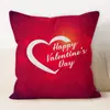 Cojín Sencillo Moderno para el Día de San Valentín, Cojín Estilo Nórdico para Oficina en Casa, Cojín Decorativo para Respaldo de Sofá en la Sala de Estar