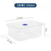 Conjunto de Caixas Frescas Retangulares de Grau Alimentício para Geladeira, Refrigeradas, Seladas para Armazenamento de Alimentos, Caixa de Preservação de Alimentos, Caixa para Picles