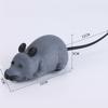 Mouse com Controle Remoto Aveludado, Brinquedo Elétrico de Gato para Pegadinhas, Modelo Realista de Animal para Pegadinhas Infantis, Atacado