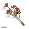 Plantas Verdes Artificiales, Plantas Acuáticas, Moras Silvestres, Fruta de Mimosa, Plantas Falsas, Ramillete, Ramo, Accesorios Decorativos, Materiales para Manualidades, Hojas