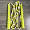 Corda de Pular com Contas de Bambu Macias para Jardim de Infância Infantil, Corda de Pular Ajustável para Alunos do Ensino Fundamental, Treinamento de Fitness para Adultos, Pulo Sincronizado
